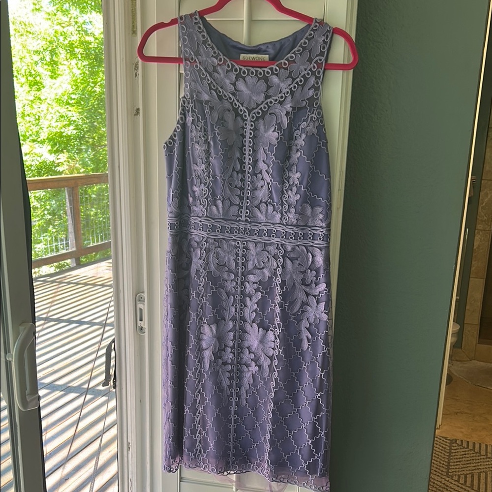 Jessica Howard Purple Sheath Midi Dress